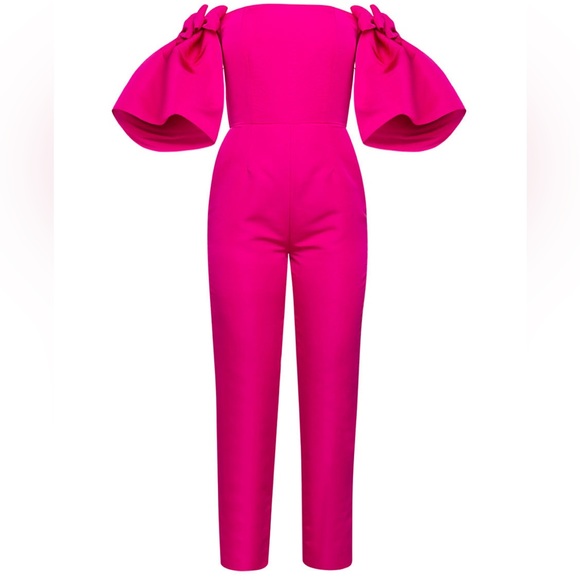 ALEXIA MARIA Dahlia Silk Faille Jumpsuit US6 NWT - Picture 10 of 11